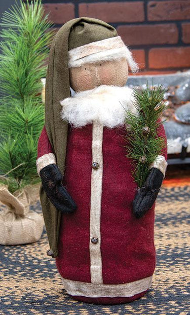 Traditional Standing Santa Doll - The Fox Decor